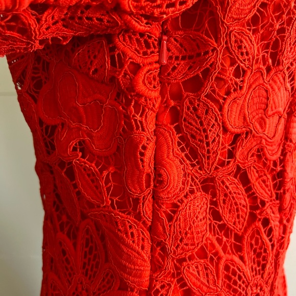 Free People Dusk Lace Party Dress - Off The Shoulder Dress - 6 - Picture 5 of 12